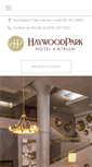 Mobile Screenshot of haywoodpark.com